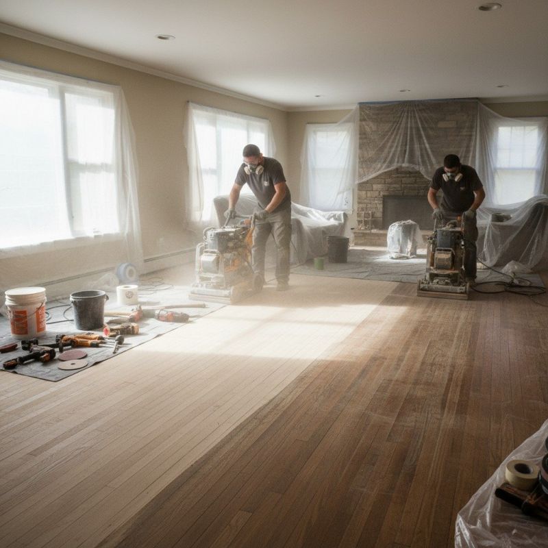 Hardwood Floor Staining