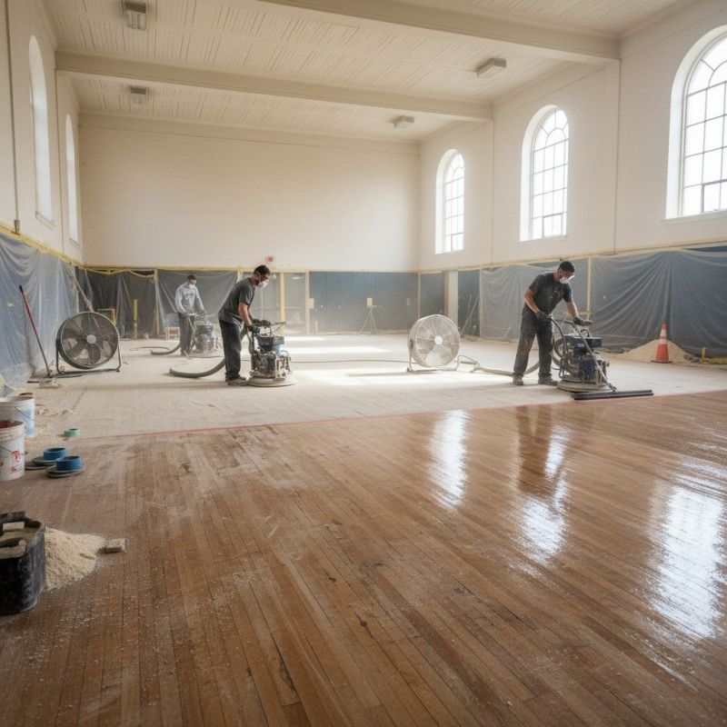 Hardwood Floor Staining