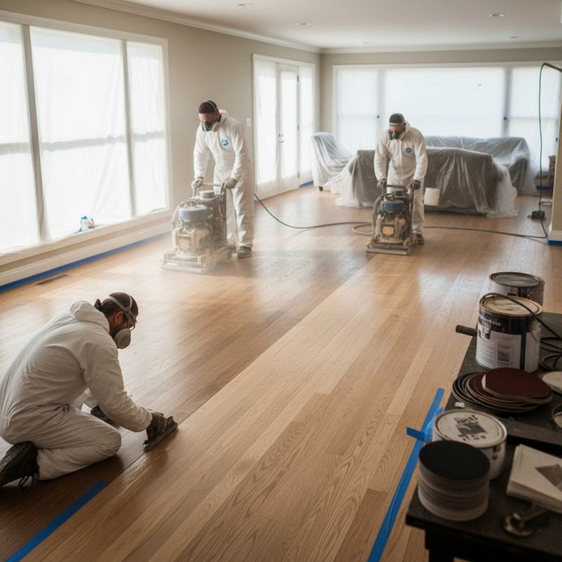 Hardwood Floor Staining